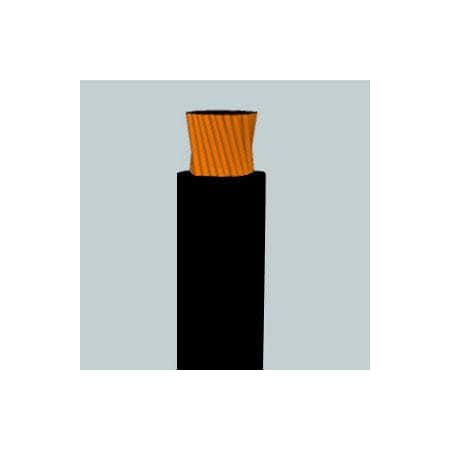 Southwire STX Battery Cable, 6 AWG, 1C, Unshielded, 60V, XLPE Insulated, Black, Sold by the FT F061641200